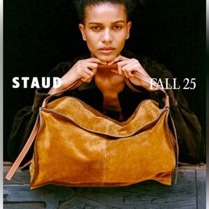 Staud Tan Suede Women's Bag